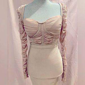 Bebe Bodycon Long-sleeve dress